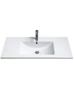 Lavabo cerámico fondo 46 cm