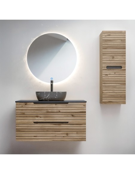 Mueble de baño madera RUANDA suspendido · Pereda