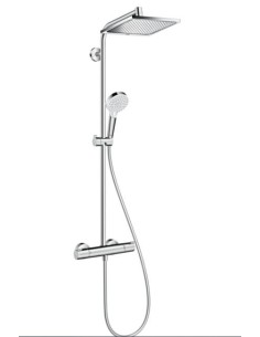 Showerpipe CROMETTA E240 cuadrado HANSGROHE