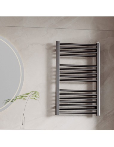 Radiador toallero Zeta T PVD Gunmetal ambiente
