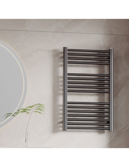 Radiador toallero Zeta T PVD Gunmetal ambiente