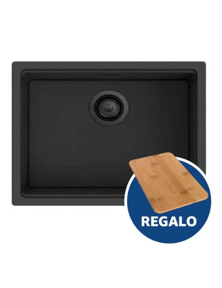 Fregadero bajo encimera Ambar con tabla de regalo