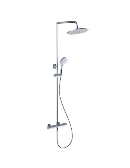 Columna ducha termostática cromada Go!2 CLEVER