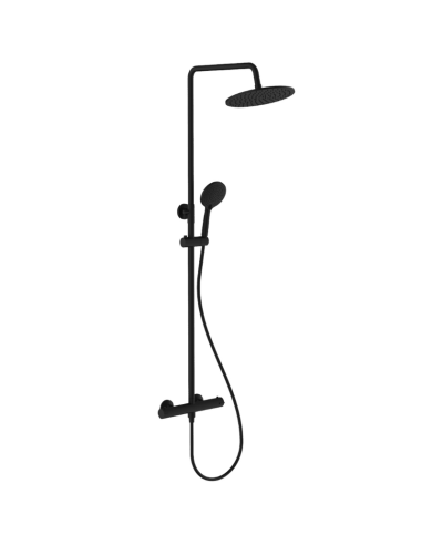 Columna ducha termostática negra Go!2 CLEVER