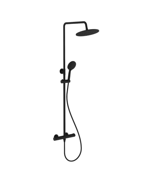 Columna ducha termostática negra Go!2 CLEVER