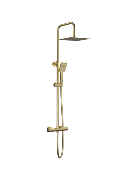 Columna ducha termostática dorada Nite AQG Columna ducha termostática dorada Nite AQG