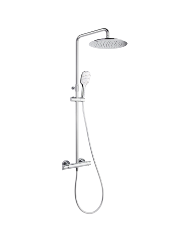 Columna ducha termostática cromada redonda Blautherm RS