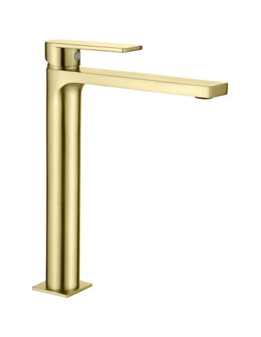 Grifo lavabo alto dorado Alpha AQG