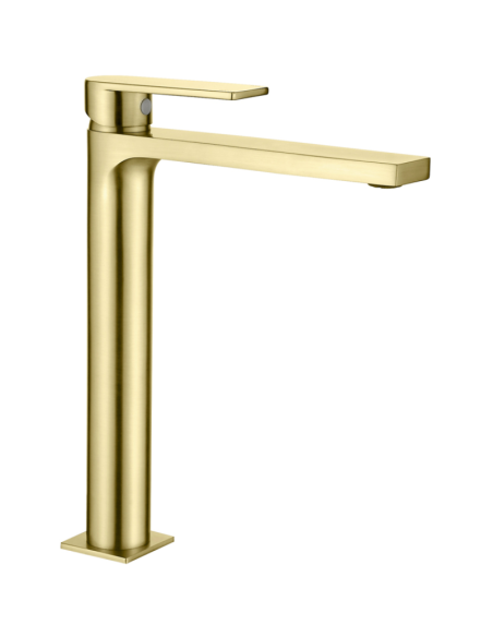 Grifo lavabo alto dorado Alpha AQG