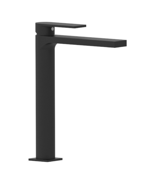 Grifo lavabo alto negro Alpha AQG