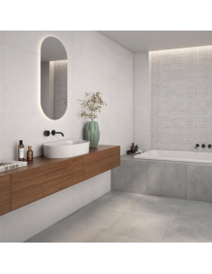 Azulejo pared beige 30x90 cm Essen KERABEN