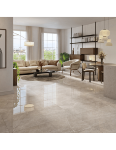 Azulejo porcelánico rectificado imitación mármol Andros KERABEN