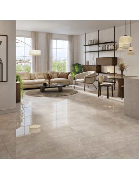 Azulejo porcelánico rectificado imitación mármol Andros KERABEN