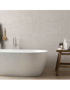 Azulejo para baño pared 30x90 cm Essen concept beige KERABEN