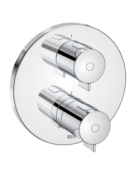Grifo ducha empotrado termostático 1 salida T-500 ROCA