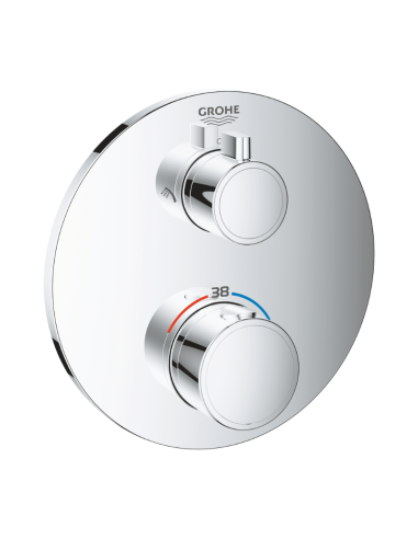 Grohtherm Termostato de ducha para 2 salidas con cierre e inversor integrado
