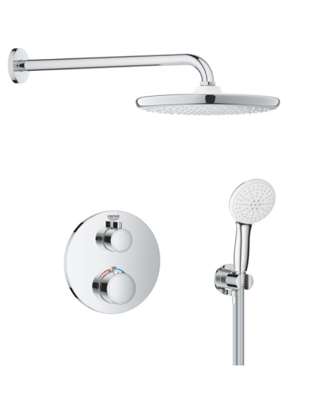 Grohtherm Conjunto empotrado con ducha mural Tempesta 250
