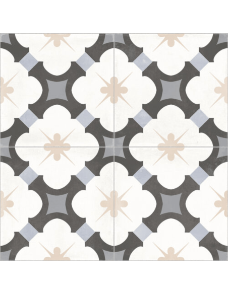 Azulejo para suelo imitación hidráulico 58x58 cm