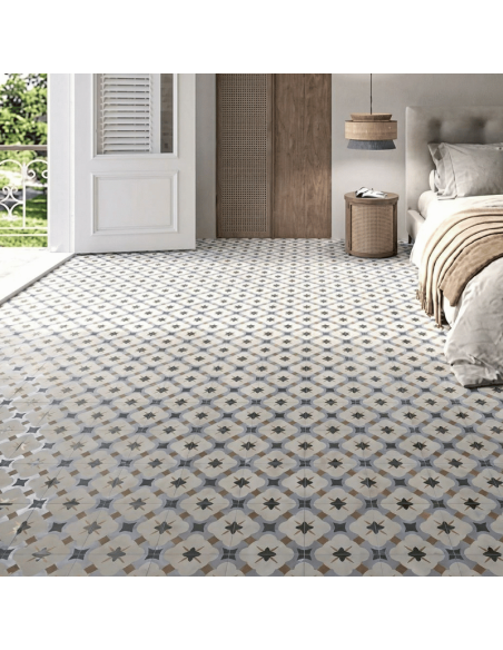 Azulejo porcelánico Aldana Midnight 58x58 cm