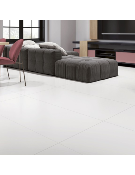 Porcelánico rectificado blanco mate 60x120 cm KERABEN