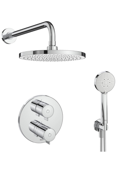 T-500 Pack termostático empotrado RocaBox T-500 para baño-ducha Ref: A5D1018C00