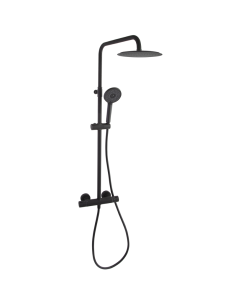 Columna ducha termostática negra Termotech RAMON SOLER