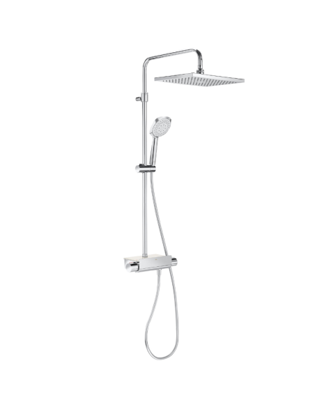 Columna ducha termostática Deck T - Square ROCA