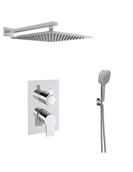 Kit ducha empotrada cuadrada Blautherm RAMON SOLER | Pereda