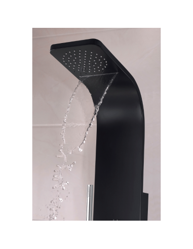 Ducha hidromasaje termostática Noir AQG | Pereda