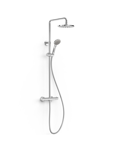 Columna ducha termostática telescópica Baseplus TRES