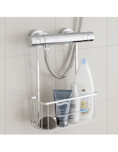 Cesta ducha con colgador grifo Aluminium TATAY 2