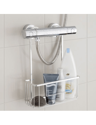 Estante ducha con colgador grifo Aluminium TATAY
