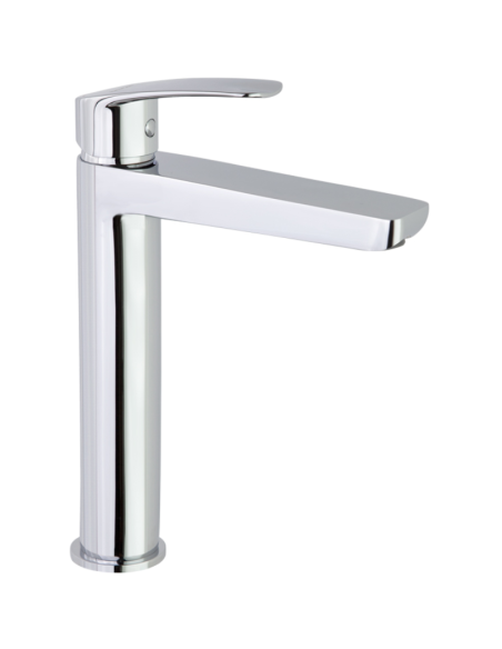 New Fly,Tool Free monomando de lavabo alto cromo