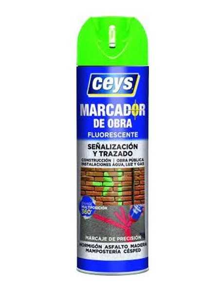 Marcador de obra verde 500ml CEYS. Principal