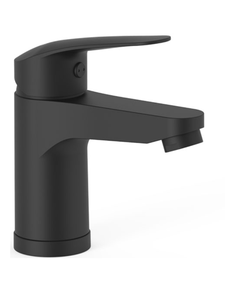 Grifo de lavabo Base plus negro TRES