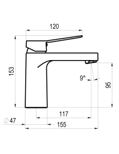 Grifo lavabo Dalma GALINDO 2
