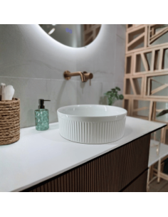 Lavabo sobre encimera redondo Flavia 2