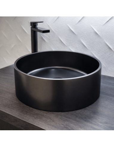 Lavabo sobre encimera 36 cm metal Circus