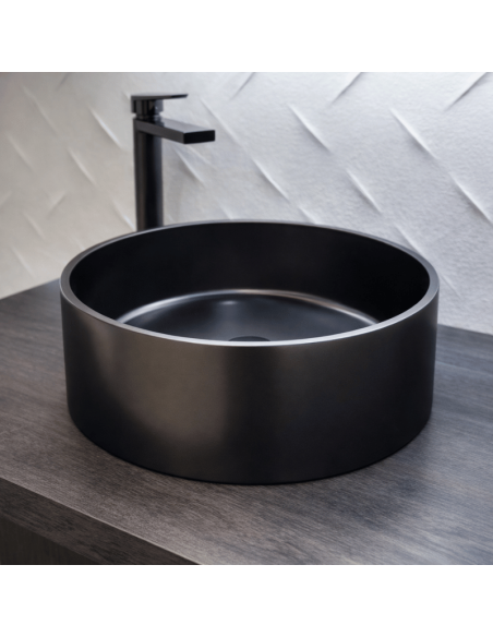 Lavabo sobre encimera 36 cm metal Circus