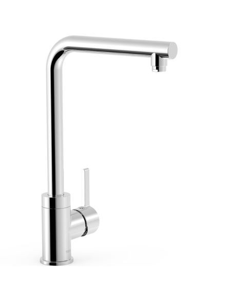 Grifo de cocina recto cromado TRES