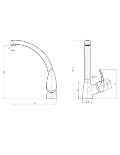 Grifo cocina Medusa EC-20 2
