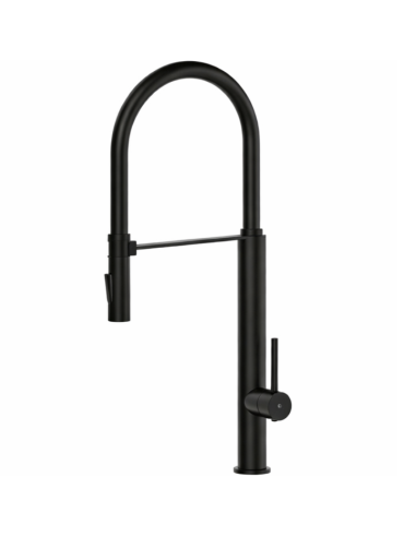 Medidas grifo cocina negro flexible Pilot 2