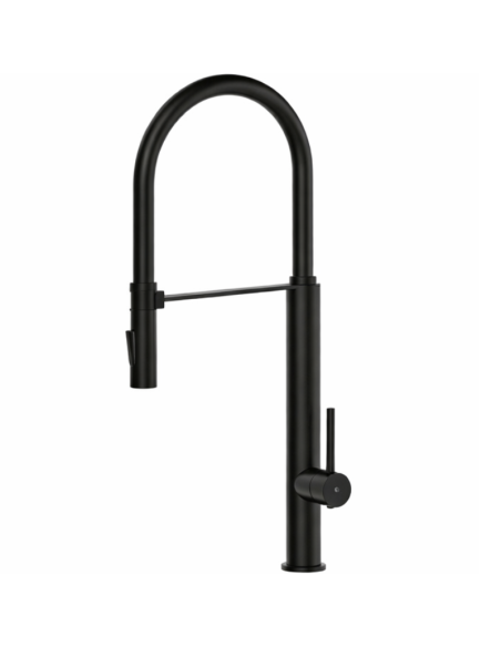 Medidas grifo cocina negro flexible Pilot 2