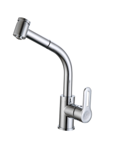 Grifo de cocina Atalaya con caño extraíble | cromo · Pereda