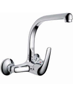 Grifo cocina pared distancia ejes 15 cm GF104