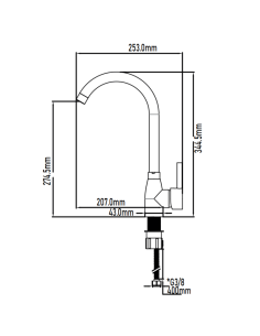 Grifo cocina Type UG 2
