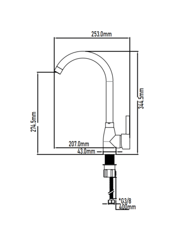 Grifo cocina Type UG