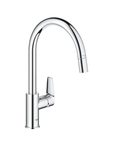 Grifo cocina extraíble Grohe Bauedge