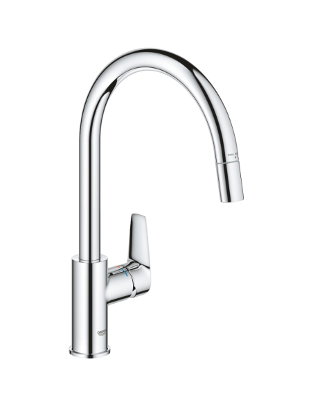 Grifo cocina extraíble Grohe Bauedge