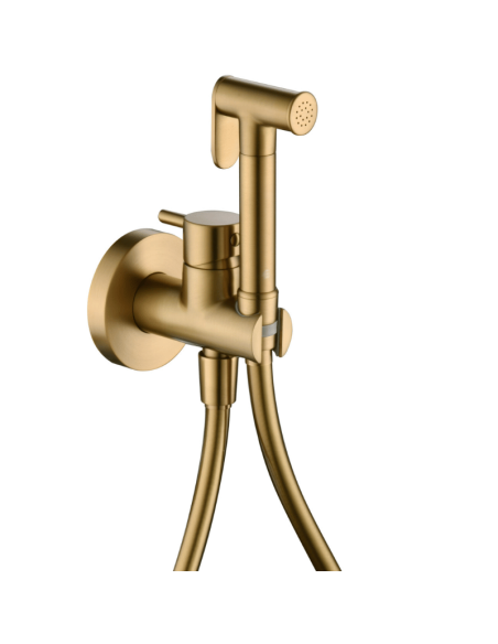 Ducha higiénica WC oro cepillado Munich IMEX